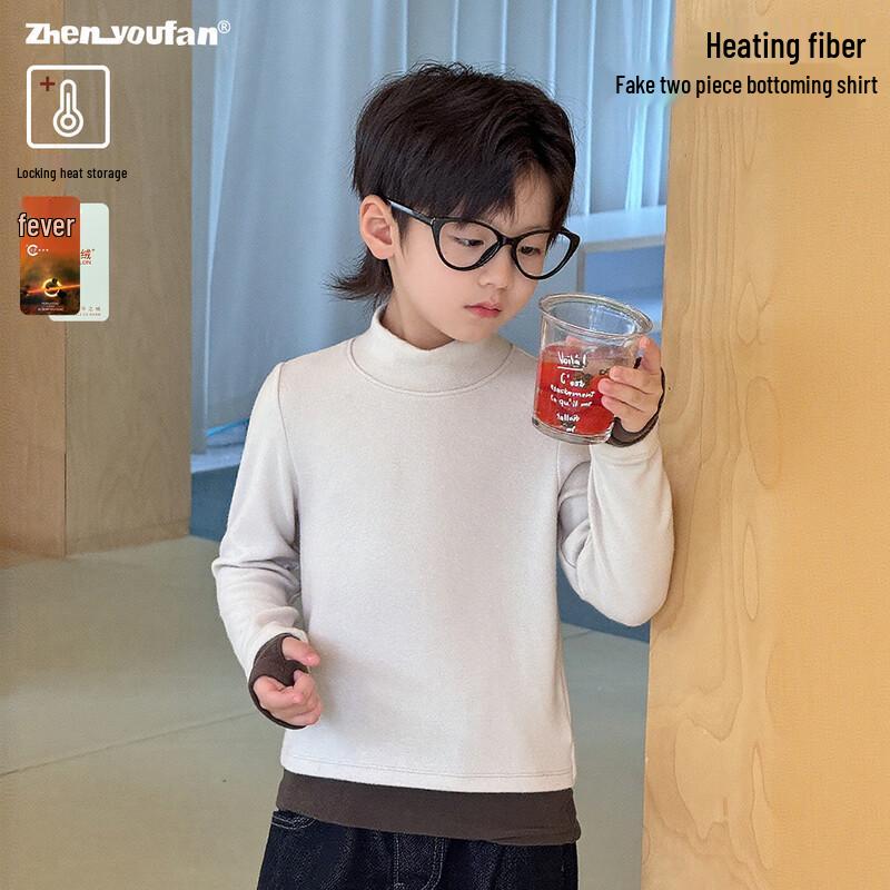 Boys  Thermal Faux Two-Piece T-Shirt 120