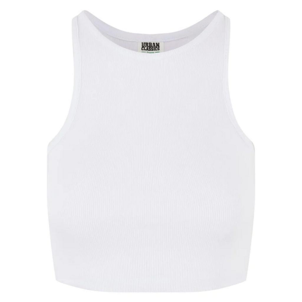 Urban Classics Womens/Ladies Ribbed Organic Cotton Cropped Top