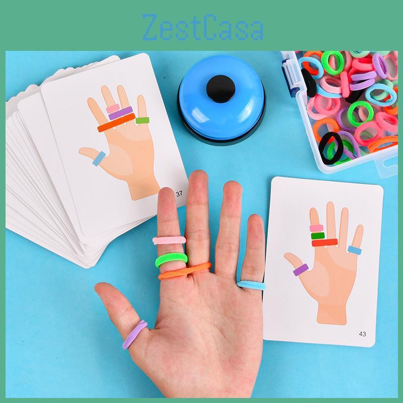 Wooden Toddler Finger Toss Game For Kid And Parent Interactive Play