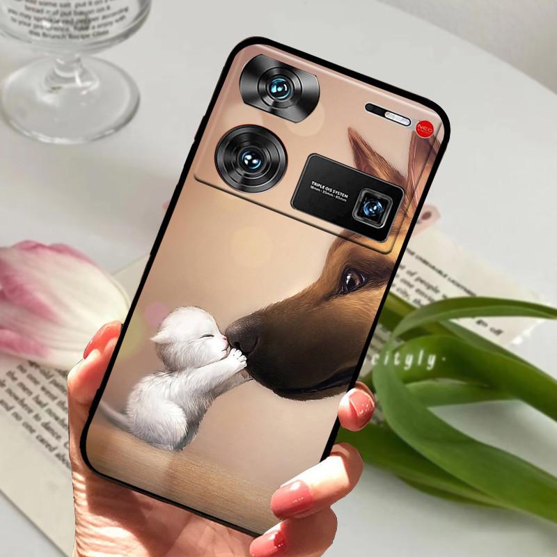 For Nubia Z60 Ultra Case Shockproof Soft TPU Silicone Phone Cover For NUBIA NubiaZ60 Z60Ultra Funda Z 60 Ultra Capa Cute Cartoon
