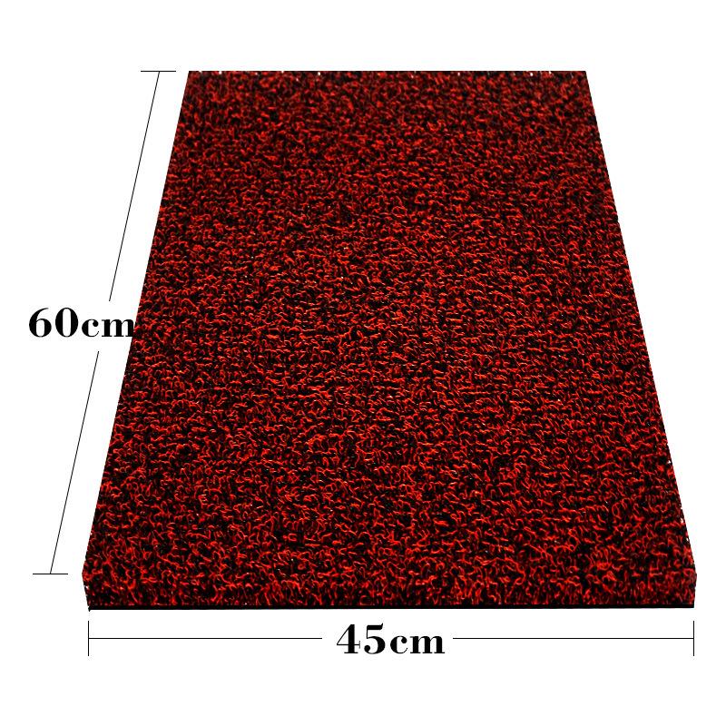 Adjustable Motorcycle Universal Coil Foot Pad Doormat - Cuttable PVC Mat for Entrance & Doorway