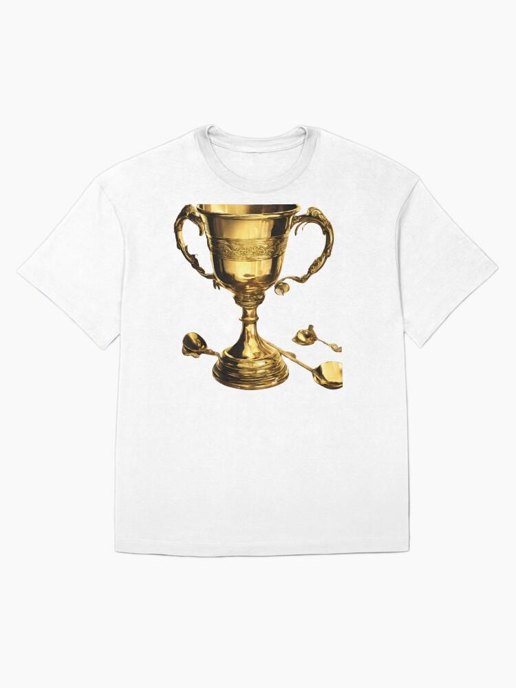 Football Manager Football Golden Awesome Cup Oversized Unisex T-Shirt