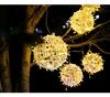LED Rattan Dekorative Außenhängeleuchten Runde Kugel für Landschafts- und Straßenbeleuchtung