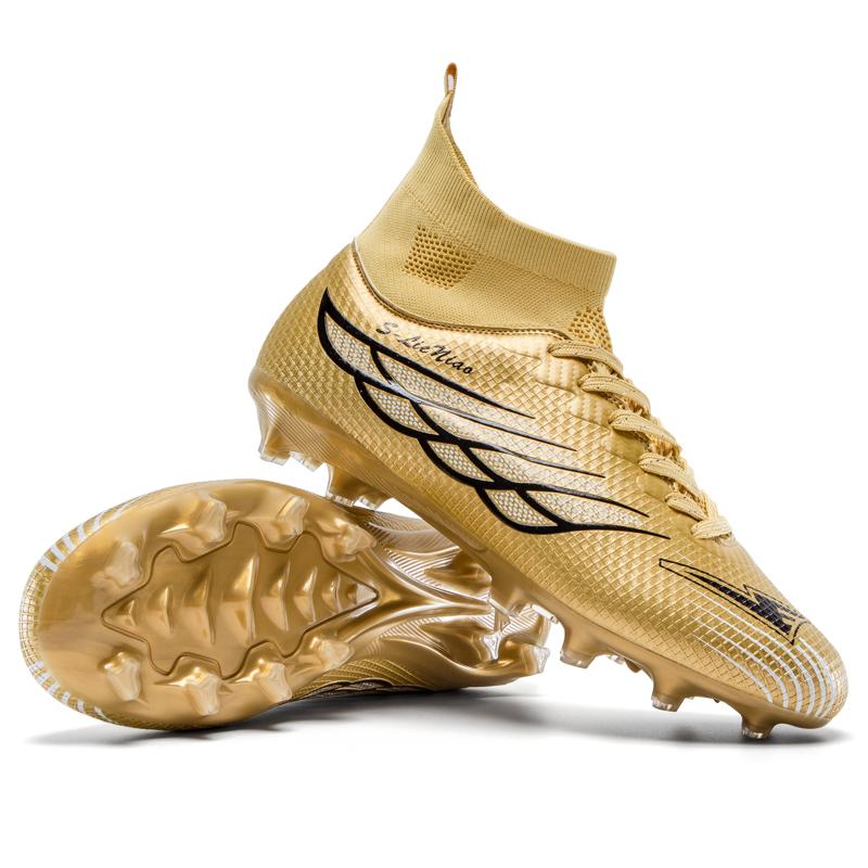 Men's Soccer Shoes Outdoor Long Spikes Sports Football Boots Large Size Youth Sports Kids Football BootsMens Football Shoes