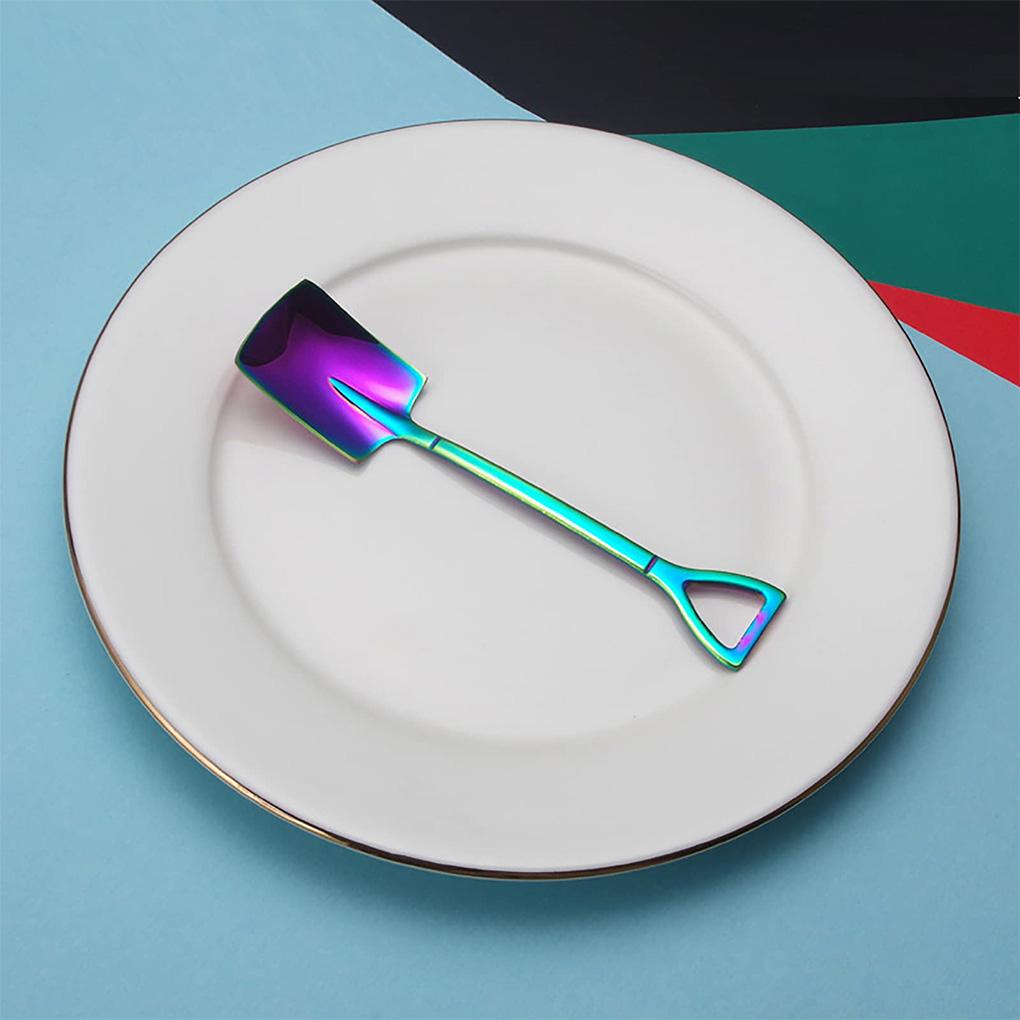 Pack of 8 Ice Cream Scoop Stainless Steel Watermelon Fruit Spades Dining Room Teaspoons Banquet Tableware Household Supplies
