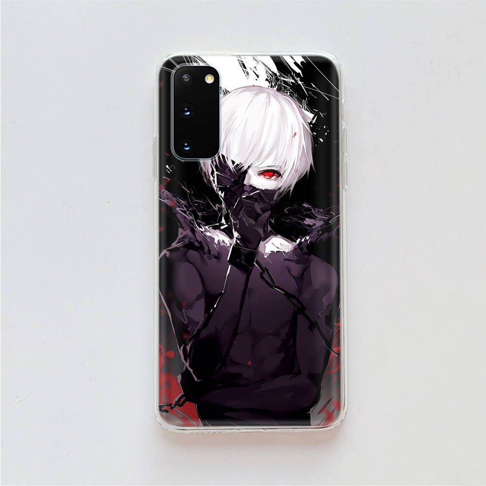 AD98 Tokyo Ghoul Clear Case for Samsung A04 A14 A23 A34 A54 M23 M33 M52 M53 Realme 10 9 C30S C35 C55 VIVO Y02 Y21 Y33S Y51 X80 V25 Cover