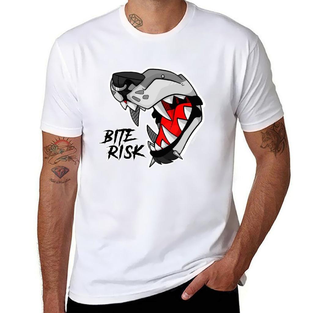Bite Risk Tshirt Classic Basic Casual Tshirt