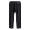 Men's Loose Straight Jeans Black High-End Youth Casual Versatile Trousers for Autumn and Winter