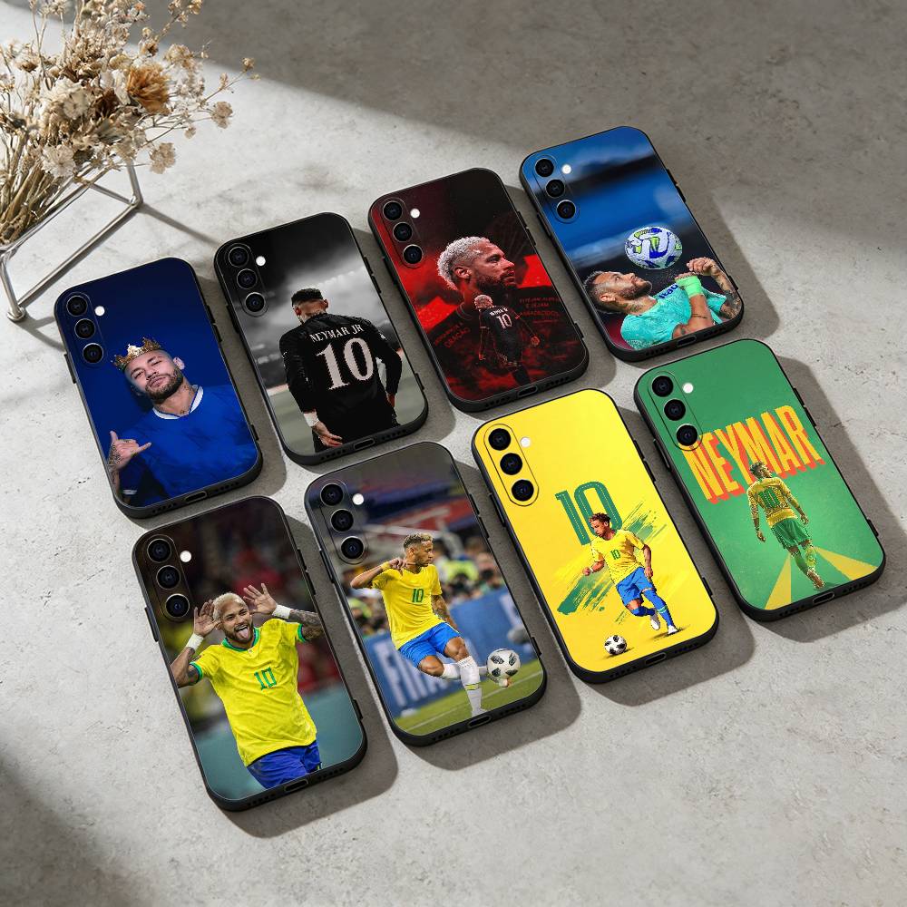 Football N-NeymarS Jr 10 Phone Case For Samsung Galaxy A91,80,73,72 ,71,53,52,32 ,31,22,21s,20,Soft Black Case