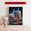 Kenworth Diamond Painting Round Diamond Mosaic Rhinestones Diamond Embroidery Craft Kit Wall Decor Without Frame