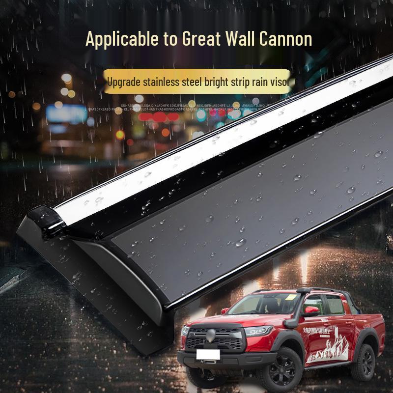 

Дефлектор окна пикапа Great Wall Cannon, солнцезащитный козырек, аксессуар Electroplated Enhanced with Gifts