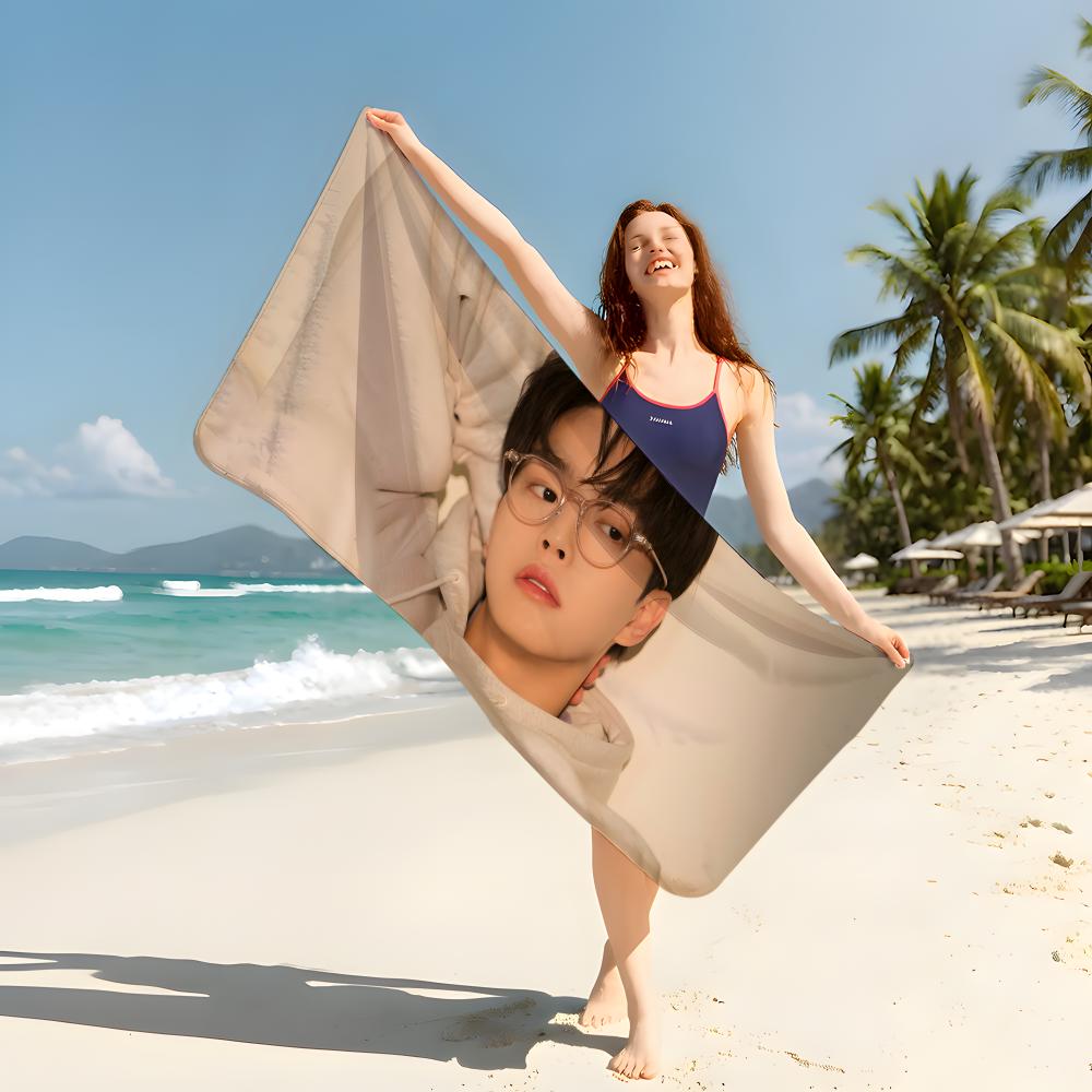 Korean star S-Song K-Kang Towel Beach Blanket Towel  For Travel Gym Shower Luxury Lightweight Camping Pool hot