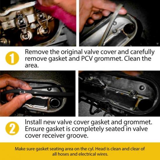 Engine Valve Cover Gasket For 2005-2014 Nissan Frontier 40L V6 Fits VS50608R EA