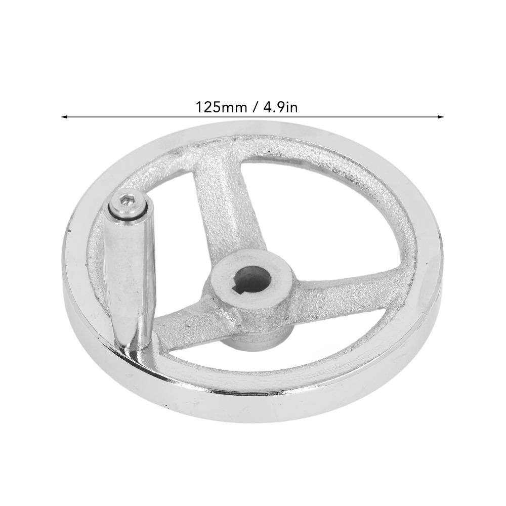 Runde Form Gusseisen Handrad Gusseisen Material Handrad mit Griff Für Drehmaschine