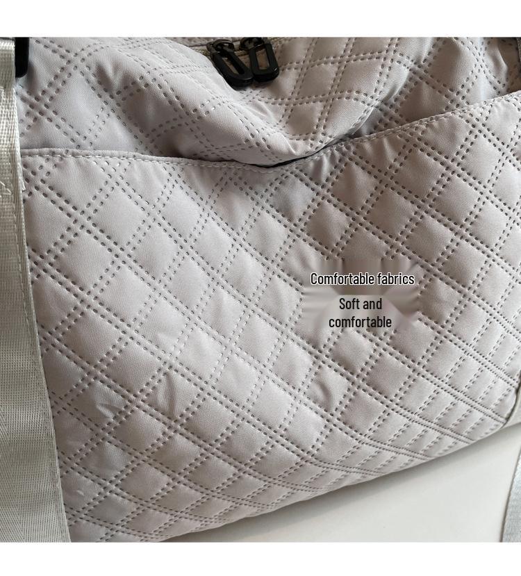 Multi-purpose Travel & Gym Tote: Wet/Dry Separation, Large Capacity, Yoga/Sports/Maternity Carry-on with Single Shoulder Strap