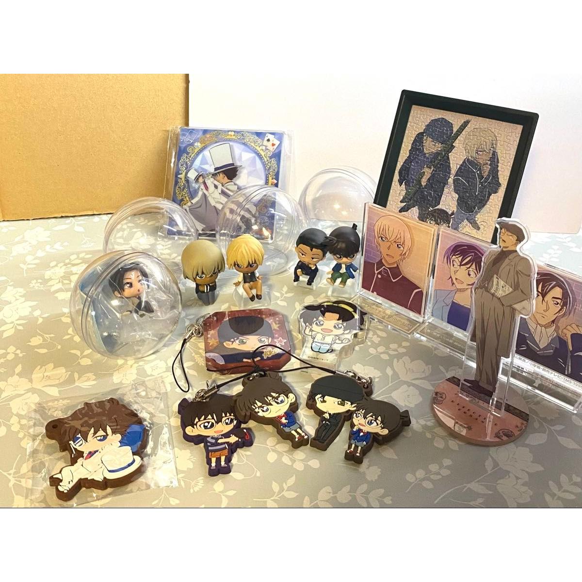 Used Detective Conan goods bulk sale acrylic stand rubber strap figures etc.