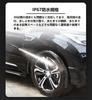 Tire Pressure Monitoring System (TPMS) - Real-time Monitoring of Tire Pressure and Temperature, Vibration Detection, solar/USB Dual Charging, Japanese