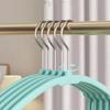 10pcs Non-Slip Hanger Shoulder Horn Resistant Corrugated Round Hanger