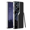 Thin TPU Soft Supercar Footage Case For Samsung Galaxy S23 S24 S25 Ultra 5G Plating Leather S25Ultra S24Ultra Protection Cover