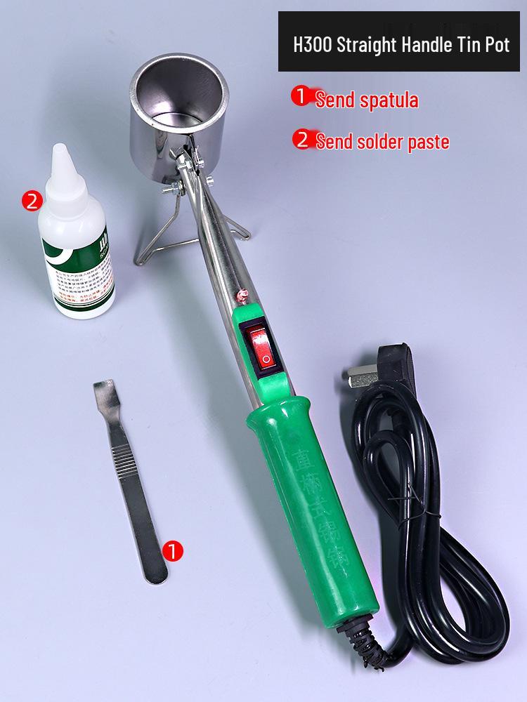 High-Power Portable Electric Soldering Pot for Melting Tin Lead, Hot-Dip, and Electrician Wire Soldering