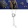 Elegant Heart Shaped Crystal Necklace With Pearl Accents In Stylish Designs For Women