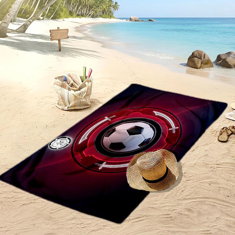 Asciugamano da Spiaggia con Stampa Calcio Sheffield United, Asciugamano Grande Morbido Asciugatura Rapida per Spiaggia Campeggio Nuoto