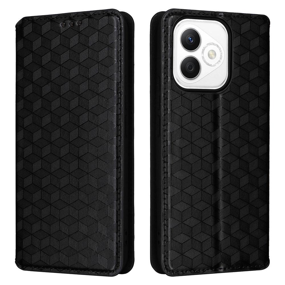 For Honor X60i 5G/Play 9T Pro 5G Wallet Case Rhombus Imprinted Leather Phone Cover