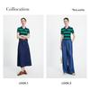 Navigare Women's Striped Knit Polo Shirt