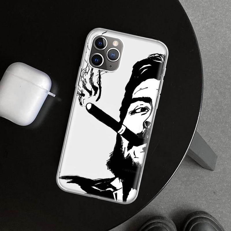 Che Guevara Cigarett Phone Case Cover for iPhone 11 12 13 Mini 14 15 Plus 16 Pro Max 17 Air 7 8 + SE Art Customized Fundas 11 12