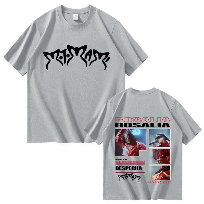 

Singer Rosalia Motomamis Unisexs and Womens Aesthetic Clothing for Harajuku 2026 Summer Pure Cotton 100 Printed Tshirt 4XL