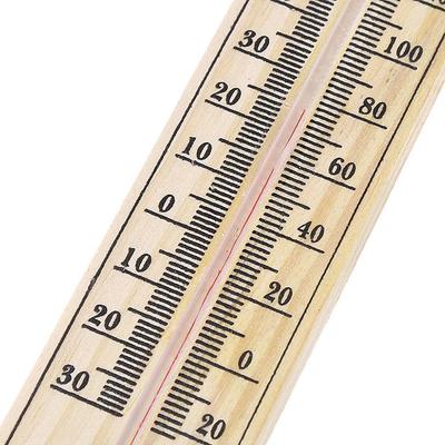Wall Hanging Garden Garage Indoor Office Wood Direct Reading Type Wall-mounted Logger Thermometers