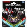 Beyblade X Transformers Collaboration Optimus Prime vs Megatron Set with 2 Tops 2 Battle Top Toy for Boys and Girls Ages 8 4-60P 4-80B Multi-Pack &