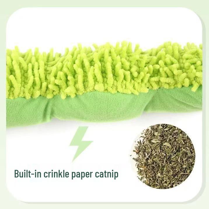 Popular Caterpillar Catnip Plush Toy - Scratch & Bite Resistant