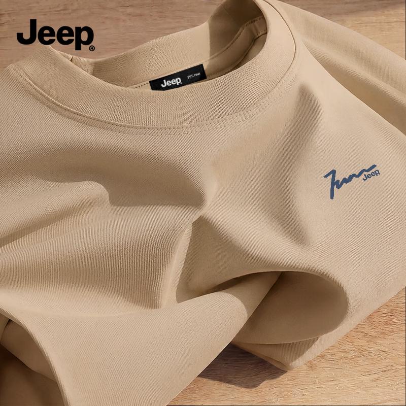 Мужская повседневная хлопковая футболка JEEP Лето 2026 L