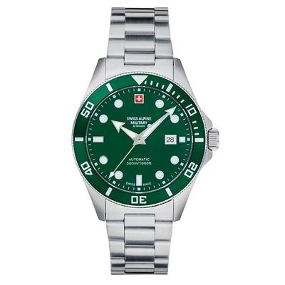 Deep Sea Stainless Steel Green Dial Automatic Diver's 7095.2134 300M Men's Watch