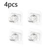 4pcs Nail-Free Adjustable Curtain Rod Holder Clamp Curtain Rod Brackets