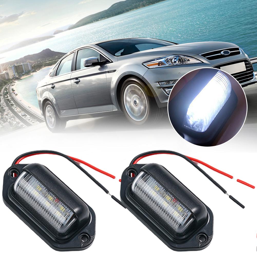 LED License Plate Light Car LED Number License Plate Light For Trailer,Truck,Lorries Taillight Replacement Rear License Lig W7E1