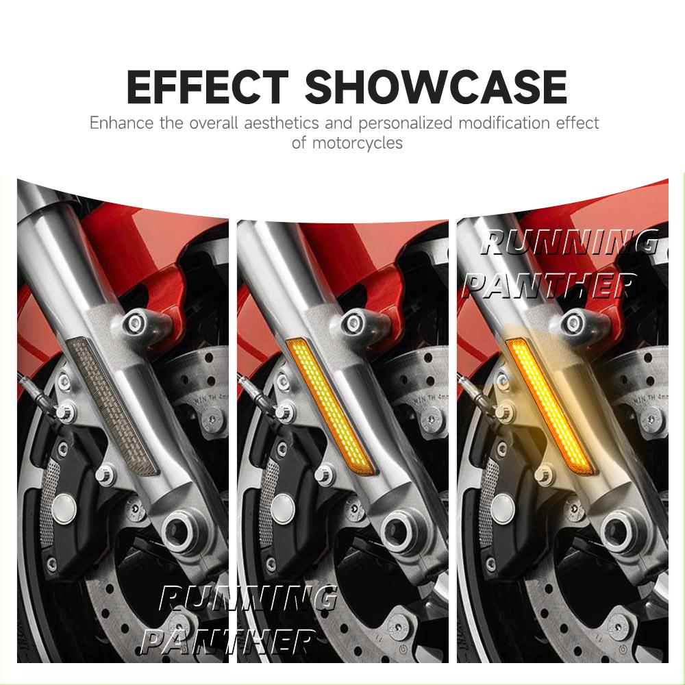 New Modification Parts UN Auxiliary LED Front Lights FOR CVo Street Glide FLHX  FLHXSE Road Glide ST FLTRXSTSE