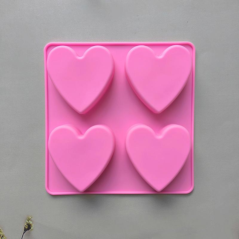 

Heart Shaped Silicone Mold Cake Chocolate Decoration Kitchen Baking Tools Diy Handmade Soap Candle Utensils