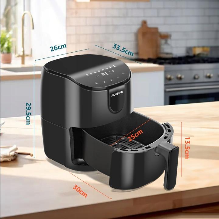 Frytkownica Beztłuszczowa Air Fryer Aigostar Hayden X 1500W 4L Led