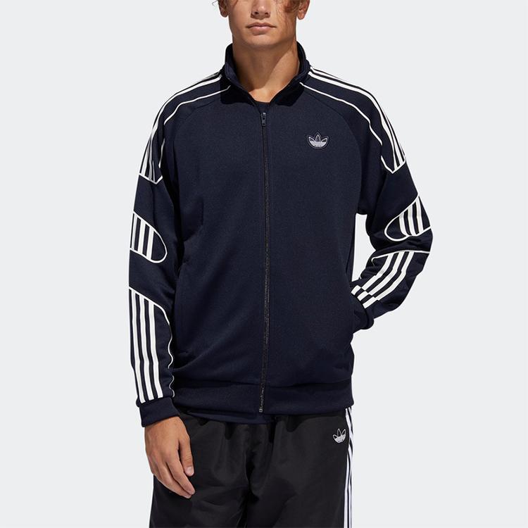 Adidas Originals Three Stripes Jacket Men Jacket Ink-Blue ED7211