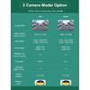 Telecamera posteriore per auto AHD 1080P 720P CVBS a 170° per Toyota Land Cruiser LC 100 120 200 Prado Traiettoria/Riga di parcheggio inverso per auto