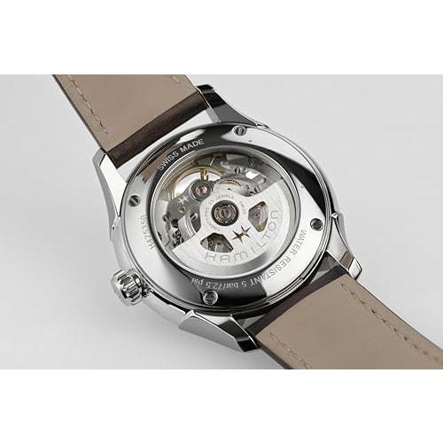 Hamilton Jazzmaster Skeleton Automatic Watch H42535541 Unisex [Official Import] with Official Warranty