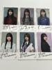 [USED] Sakurazaka46 Random Clear Sticker Trading Card Set of 6 Yuzuki Nakajima