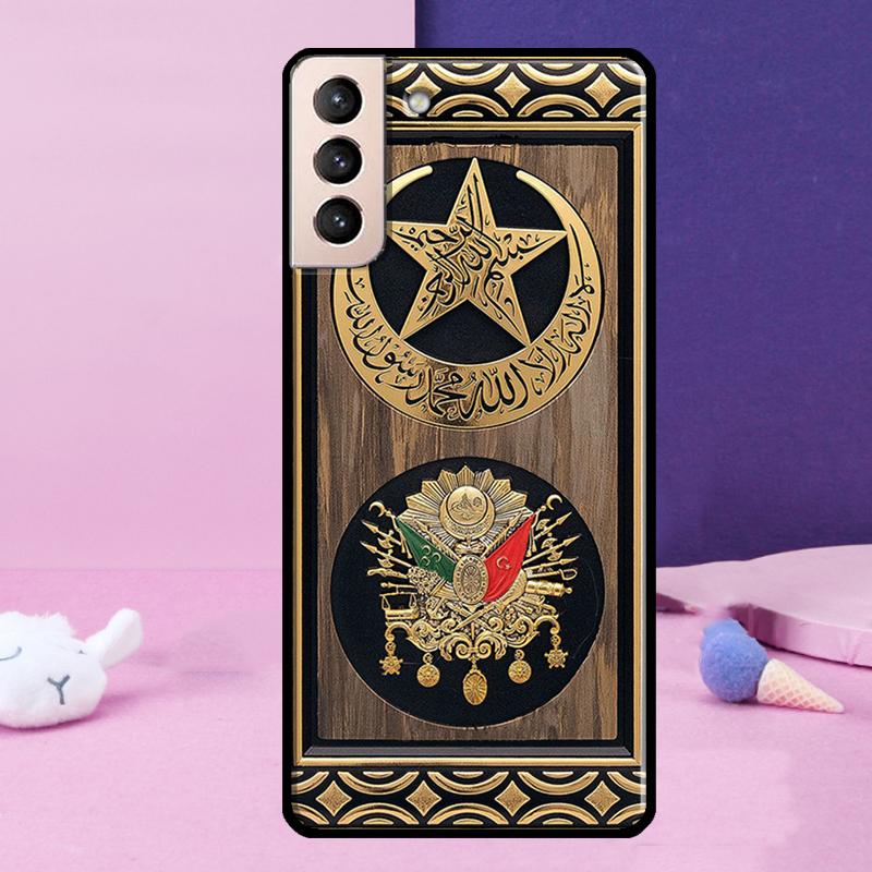 Ottoman Empire Coat Of Arms Phone Case For Samsung Galaxy S25 S24 Ultra S9 S10 S20 S21 S22 Plus S23 FE S24 FE Cover