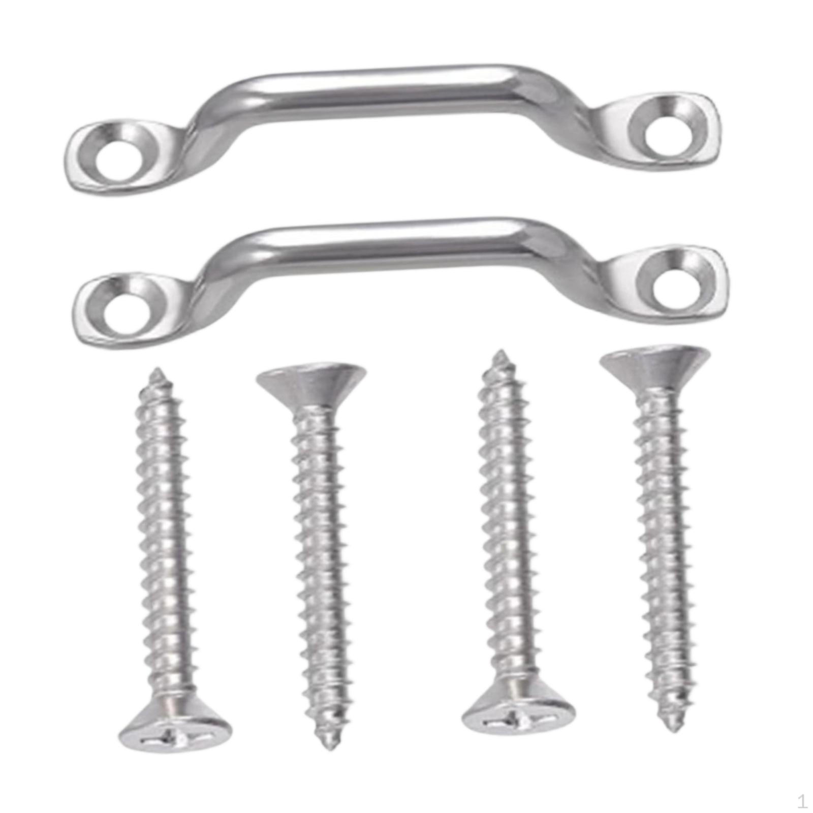 Kayak Pad Eye Down Anchor Point Anti Slip Heavy Duty Attachment Accessories Sturdy Replace Parts 2 Piece