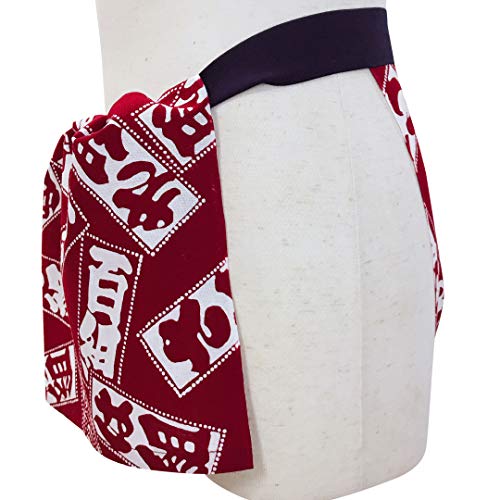 Edoten Etchu Fundoshi (Loincloth) Made in Japan, 100% Cotton, Stylish Tenugui Pattern, Men's, One Size Fits All, Limited Edition Edomachi Firefighter