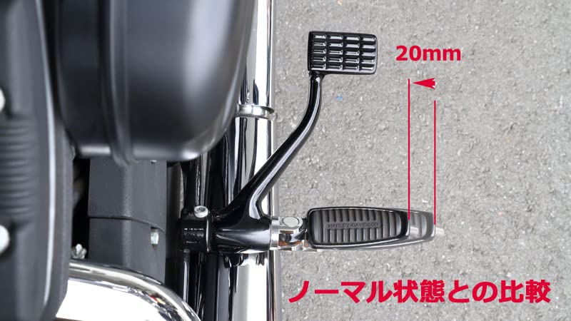 Kijima Motorcycle Parts Instep Holder for XL and Harley-Davidson Sportster/Mid (2004 later) (HD-05442)