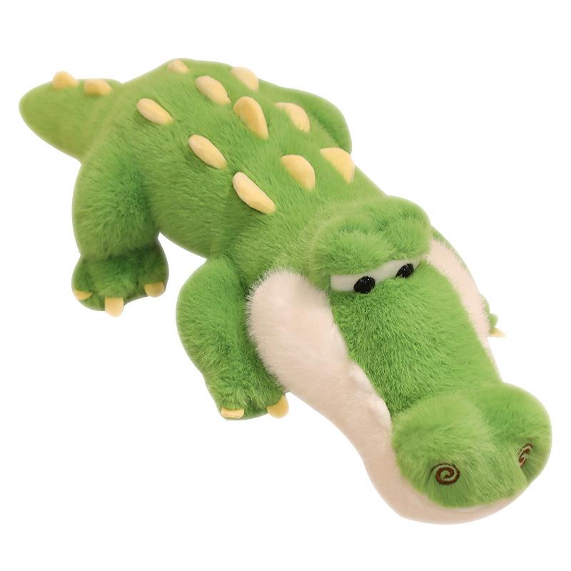 Cute cute crocodile doll plush toy green little crocodile doll girl soothing doll