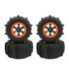 4pcs RC Beach Tires Multifunction Waterproof Rubber RC Car Wheel for 1 12 1 10 RC Cars
